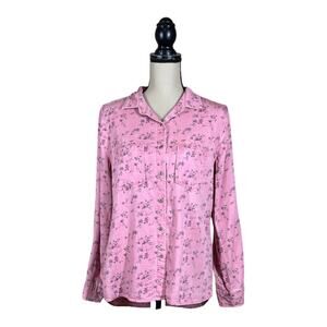 Billy T Floral Split Back Button Up Shirt